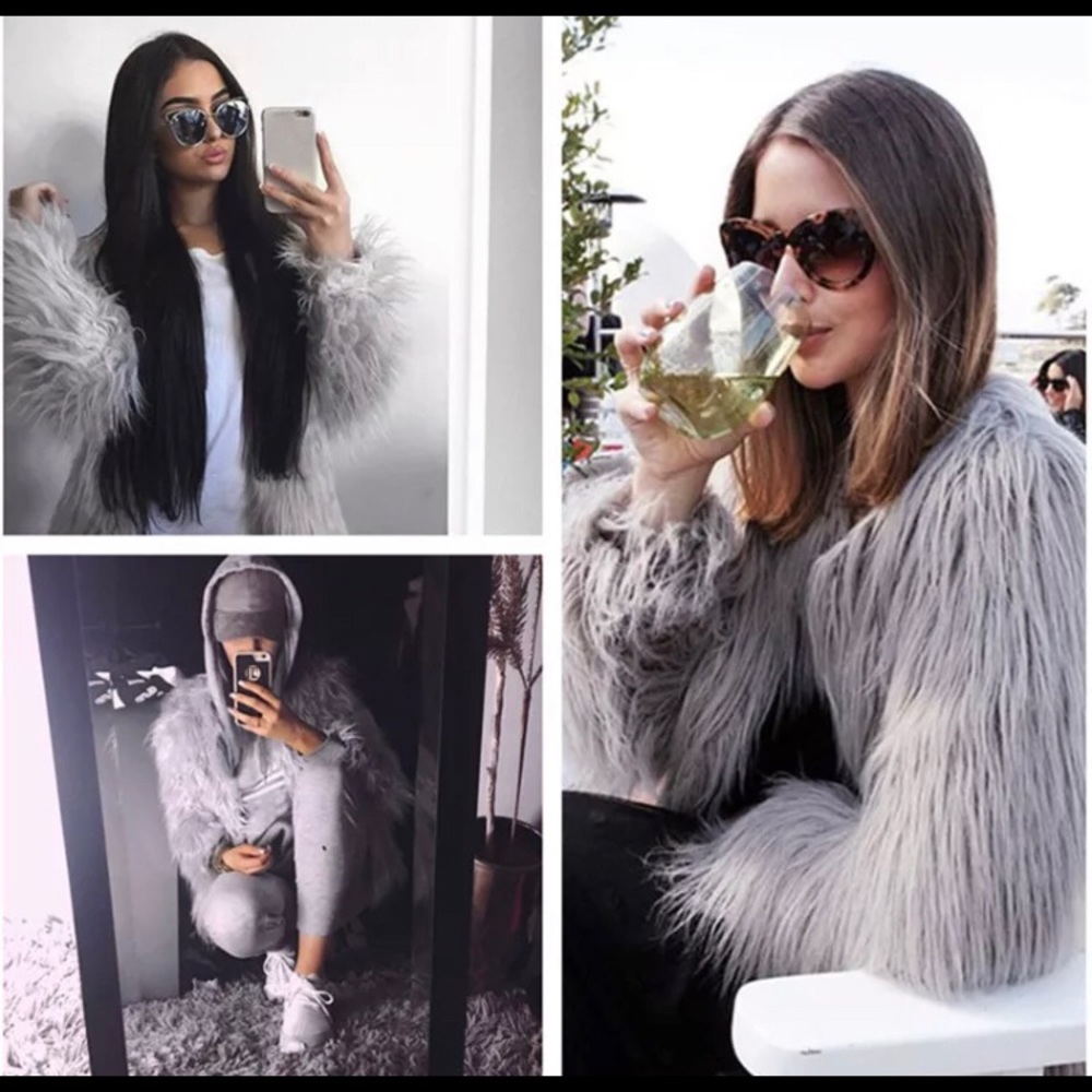 Faux Fur Coat